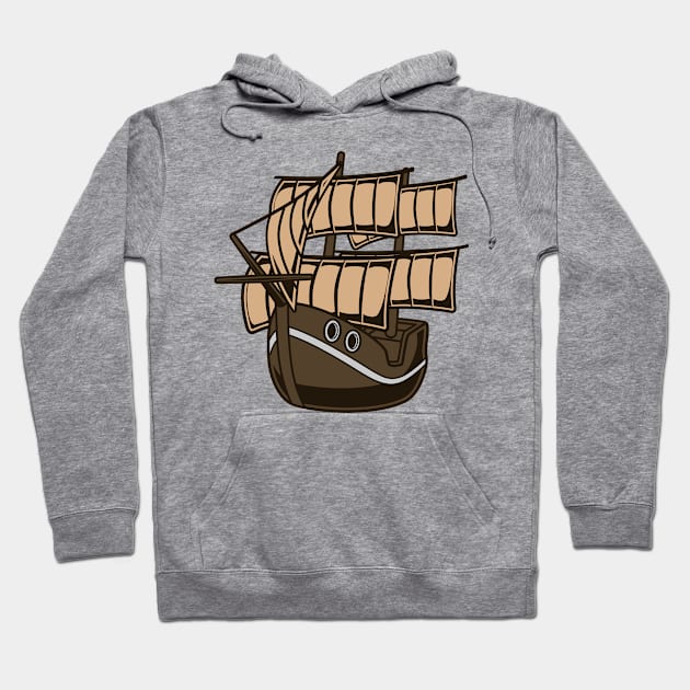 Sailing Ship Hoodie by ShirtyLife